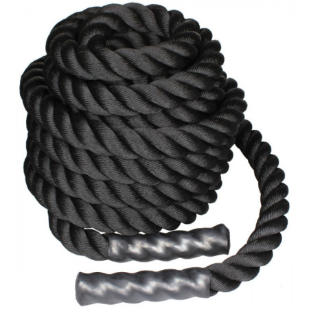 Канат для кроссфита LiveUp Battle Rope 12 м Black (LS3676-12)