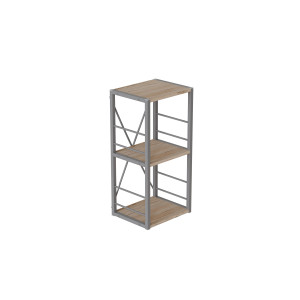 Этажерка Ferrum-decor Конект 73x34x28 см Дуб Сан-Марино (XK00266)