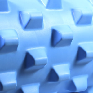 Массажный валик ролик для йоги и фитнеса Dobetters Rumble Roller Blue 45*15 см. Photo 3