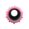 Массажный валик ролик для йоги и фитнеса Dobetters Rumble Roller Pink 45*15 см