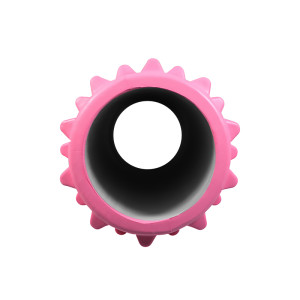 Массажный валик ролик для йоги и фитнеса Dobetters Rumble Roller Pink 45*15 см. Photo 2
