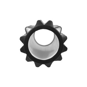 Массажный валик ролик для йоги и фитнеса Dobetters Spikes Roller Black 33*13 см. Photo 2