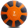 М'яч медичний медбол Zelart Medicine Ball FI-0898-7 7 Чорний-Помаранчевий