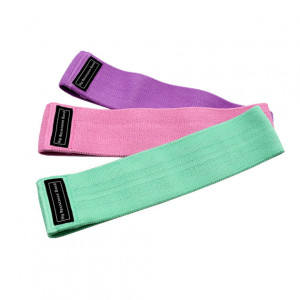 Резинки ZAKERDA Hip Resistance Band для фитнеса из хлопка + латекса. Photo 2