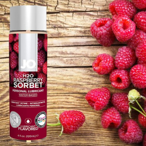 Лубрикант на водной основе System JO H2O - RASPBERRY SORBET со вкусом малины 30 мл (SO1468). Photo 2