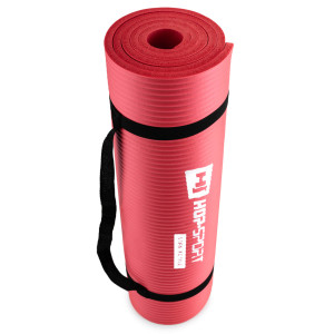Мат для фитнеса и йоги Hop-Sport HS-N010GM 1 см Красный. Photo 2
