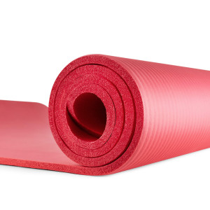 Мат для фитнеса и йоги Hop-Sport HS-N010GM 1 см Красный. Photo 3