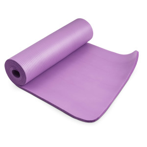 Мат для фитнеса и йоги Hop-Sport HS-N015GM 1.5 см фиолетовый. Photo 3