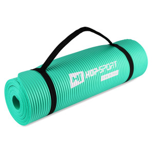 Мат для фитнеса и йоги Hop-Sport HS-N010GM 1 см мятный. Photo 3