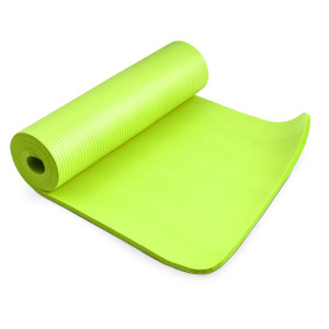 Мат для фитнеса и йоги Hop-Sport HS-N015GM 1,5 см салатовый. Photo 3
