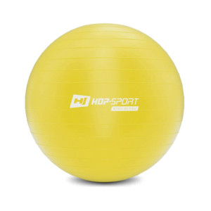 Фитбол Hop-Sport 55 см Желтый + насос