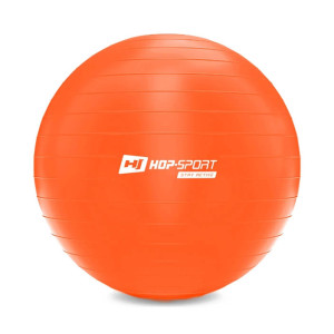 Фитбол Hop-Sport 65 см Оранжевый + насос