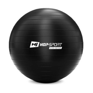 Фитбол Hop-Sport 75 см Черный + насос