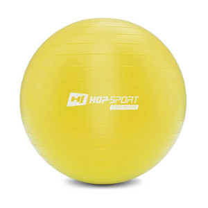 Фитбол Hop-Sport 75 см Желтый + насос