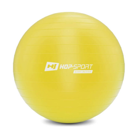 Фитбол Hop-Sport 75 см Желтый + насос