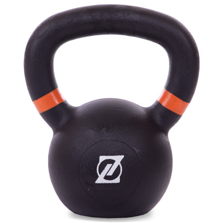 Гиря чавунна чорна пофарбована Zelart TA-2238-10 10кг