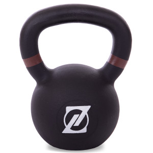 Гиря чугунная окрашенная Zelart TA-2238-14 14кг черная