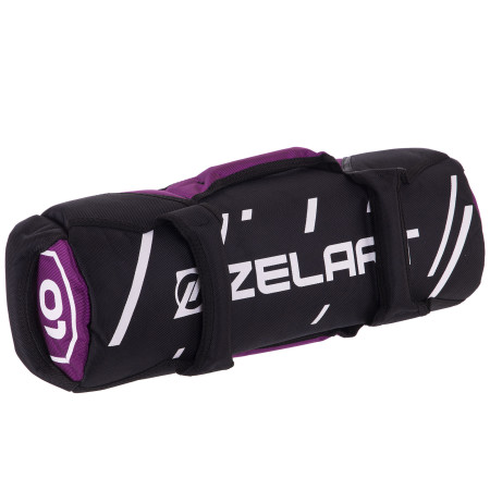 Сумка для кроссфита Zelart Sandbag FI-2627-S 10 кг фиолетовый-Черный