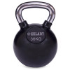Гиря обрезиненная с хромированной ручкой Кроссфит Zelart ТА-5162-36 36кг