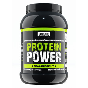 Протеин для мышц силы энергии – Extremal Protein Power 700 г Клубничный смузи  (1102854220)