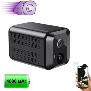 4G мини камера видеонаблюдения Nectronix T10 Full HD 1080P датчик движения 4000 мАч Черный (100826). Photo 2
