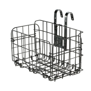 Корзина на велосипед складная с креплением Feel Fit 33*20*21,5 см Черная