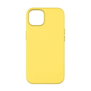 Панель-накладка чехол MagSafe Leather Case Apple iPhone 13 Canary Yellow