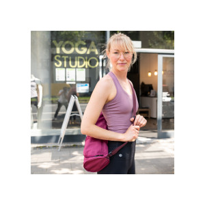 Чехол для йога-коврика Asana 60 Bodhi Баклажановый меланж. Photo 3