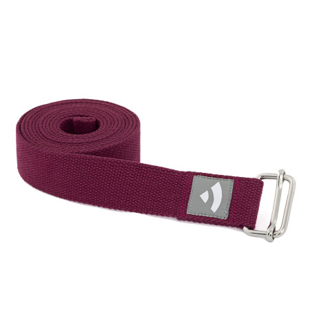 Ремень для йоги Asana Belt от Bodhi баклажановый 250x3.8 см