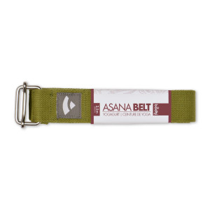 Ремень для йоги Asana Belt Bodhi оливково-зеленый 250x3.8 см. Photo 2