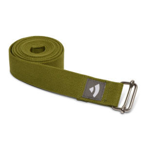 Ремень для йоги Asana Belt Bodhi оливково-зеленый 250x3.8 см