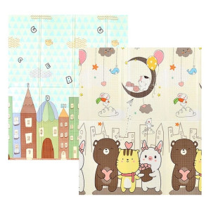 Игровой термоковрик двусторонний в сумке No Brand Baby Home Textile EVA 180 х 150 х 0.8 см Multicolor (146072)