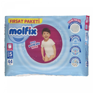 Подгузники-трусики Molfix 5 junior (12-17 кг) 44 шт