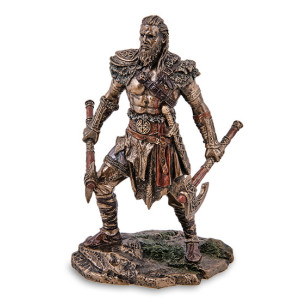 Интерьерная фигурка Viking 16 см Veronese Коричневый AL229302
