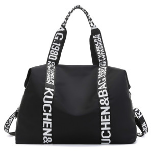 Сумка женская через плечо Kuchen Italian Bags Черный 51х15х38 см (id_1039)
