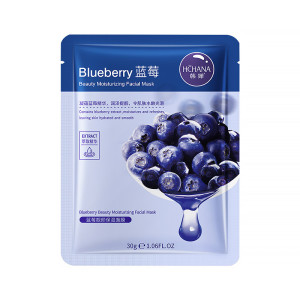 Тканевая маска для лица Hchana Moisturizing Facial Mask Blueberry 30 г