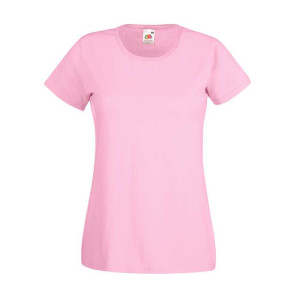 Футболка Fruit of the loom Valueweight Lady-Fit 2XL Светло-розовый (61-372-0)