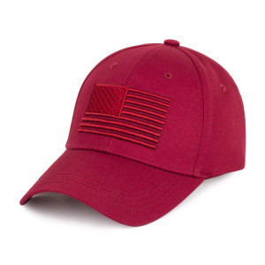 Бейсболка Beani'qe USA Flag One size Вишневый (27749)