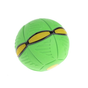 Сложный игровой мяч-трансформер Bambi Flat Ball Disc Летающая тарелка 150 мм Зеленый (3245524каив)