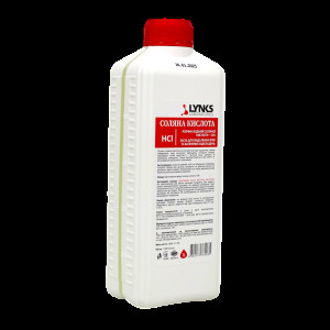 Раствор водный соляной кислоты Lynks 1 л