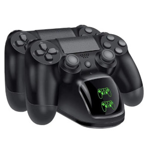 Комплект джойстиков и зарядное устройство No Brand для устройств PS4 V2 Черный (2104618557)