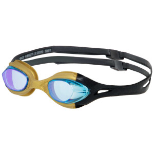 Очки для плавания MadWave Rocket Rainbow Junior M043009 One Size Черно-золотой