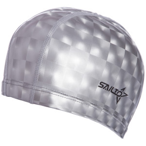 Шапочка для плавания Sailto PL-5572 52-60 см Серебристый