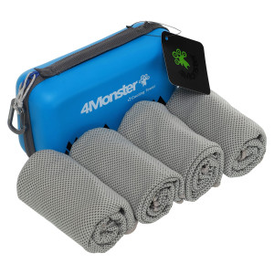 Комплект полотенец спортивных охлождающих 4monster Cooling Towel B-ECT 100x30 см 4 шт Серый (6839a53f3e29a774ac3de736)