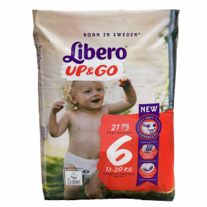 Подгузники-трусики Libero UP&GO 6 13-20 кг 21 шт (108718273)