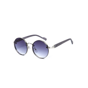 Солнцезащитные очки LuckyLOOK Круглые женские Серый 849-525