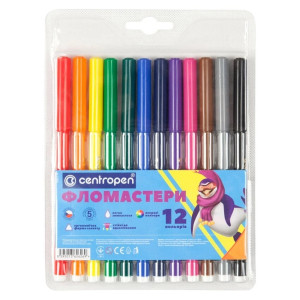 Фломастеры Centropen 7790/12 12 цветов (8595013621622)