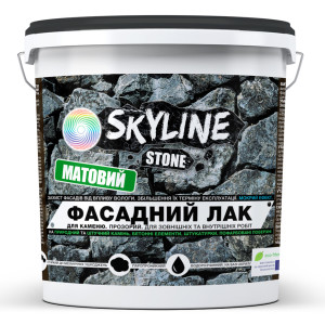 Фасадный лак для камня акриловый Skyline Stone Матовый 10 л Прозрачный (2827024102)