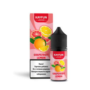 Набор компонентов для самозамеса солевой заправки FlavorLab Kayfun Lemon 30 мл 0-50 мг Грейпфрут Лимон (18748-hbr)