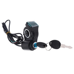 Замок зажигания с вольтметром для электросамокатов No Brand Kugoo M4/M4 Pro и G-Booster (V4T-0031-49)